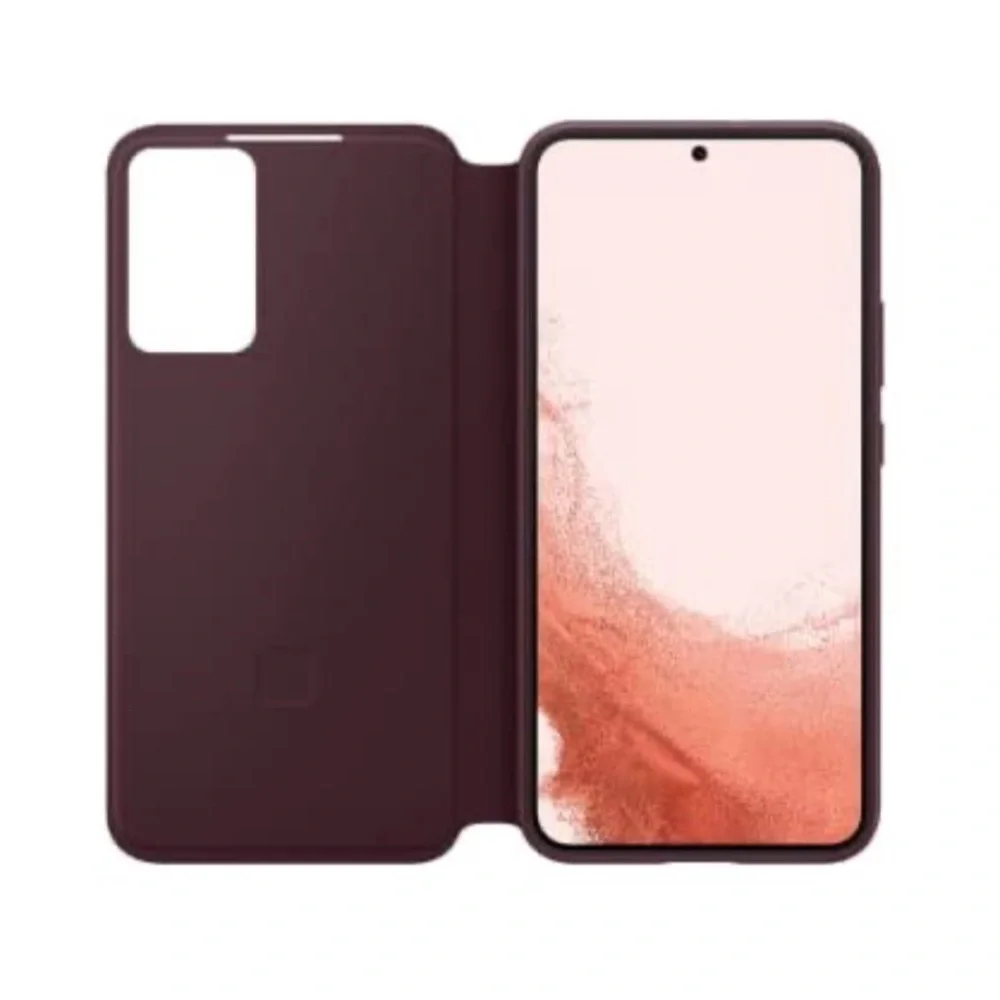 Samsung Galaxy S22+ S-View Flip Cover (Burgundy) - NIB